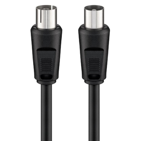 GOOBAY καλώδιο κεραίας αρσενικό σε θηλυκό 11722, <70dB, CCS, 2.5m, μαύρο GOOBAY καλώδιο κεραίας αρσενικό σε θηλυκό 11722, <70dB, CCS, 2.5m, μαύρο