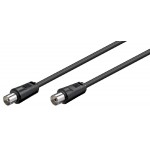 GOOBAY καλώδιο κεραίας αρσενικό σε θηλυκό 11722, <70dB, CCS, 2.5m, μαύρο GOOBAY καλώδιο κεραίας αρσενικό σε θηλυκό 11722, <70dB, CCS, 2.5m, μαύρο