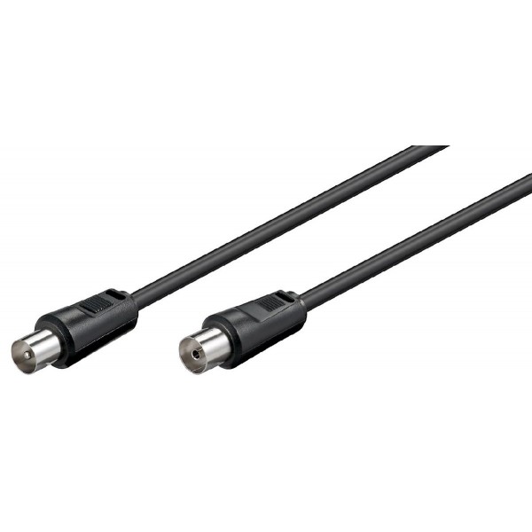 GOOBAY καλώδιο κεραίας αρσενικό σε θηλυκό 11722, <70dB, CCS, 2.5m, μαύρο GOOBAY καλώδιο κεραίας αρσενικό σε θηλυκό 11722, <70dB, CCS, 2.5m, μαύρο