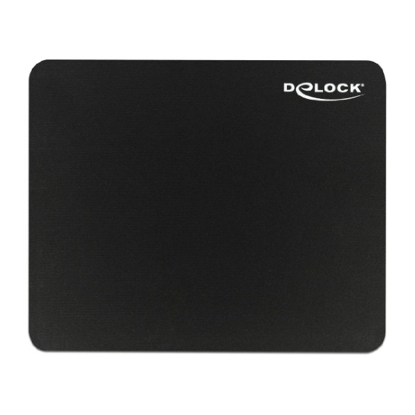 DELOCK mouse pad 12005, 22x18x0.2cm, μαύρο DELOCK mouse pad 12005, 22x18x0.2cm, μαύρο