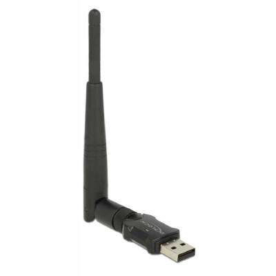 DELOCK USB2.0 WLAN stick με εξωτερική κεραία 12462, DFS+WPS, 2.4GHz+5GHz DELOCK USB2.0 WLAN stick με εξωτερική κεραία 12462, DFS+WPS, 2.4GHz+5GHz