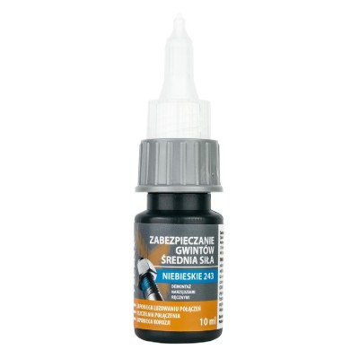 TECMAXX κόλλα Threadlock 14-035, μεσαίας αντοχής, 10ml, μπλε TECMAXX κόλλα Threadlock 14-035, μεσαίας αντοχής, 10ml, μπλε
