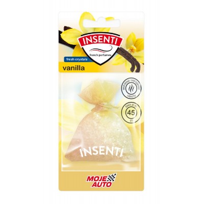MOJE AUTO κρεμαστό αρωματικό αυτοκινήτου 15-501, βανίλια, crystals, 20g MOJE AUTO κρεμαστό αρωματικό αυτοκινήτου 15-501, βανίλια, crystals, 20g