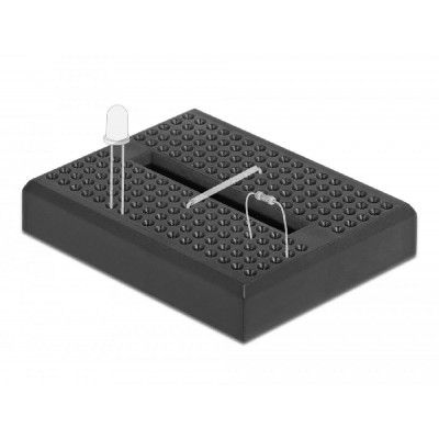 DELOCK mini breadboard 18317, 170 επαφών, συμβατό με Arduino, μαύρο DELOCK mini breadboard 18317, 170 επαφών, συμβατό με Arduino, μαύρο
