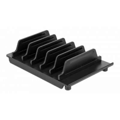 DELOCK βάση κινητών & tablet 18366, έως 6 συσκευές, μαύρη DELOCK βάση κινητών & tablet 18366, έως 6 συσκευές, μαύρη