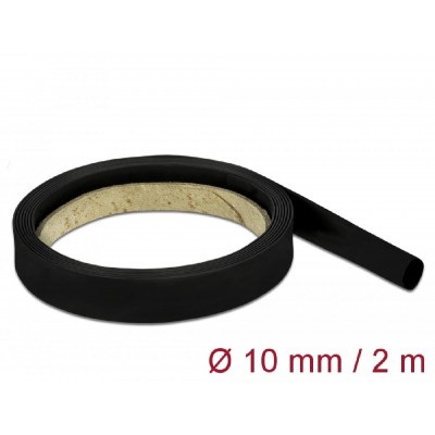 DELOCK Θερμοσυστελλόμενο μονωτικό για καλώδια 18981, 2mx10mm, 2:1 μαύρο DELOCK Θερμοσυστελλόμενο μονωτικό για καλώδια 18981, 2mx10mm, 2:1 μαύρο