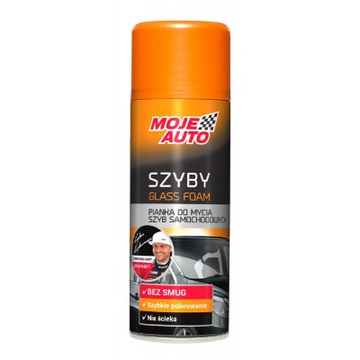 MOJE AUTO αφρός καθαρισμού τζαμιών αυτοκινήτου 19-025, 400ml MOJE AUTO αφρός καθαρισμού τζαμιών αυτοκινήτου 19-025, 400ml