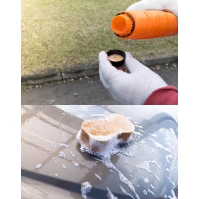 MOJE AUTO σαμπουάν καθαρισμού αυτοκινήτου 19-027E, κερί, πορτοκάλι, 1.3L MOJE AUTO σαμπουάν καθαρισμού αυτοκινήτου 19-027E, κερί, πορτοκάλι, 1.3L