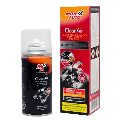 MOJE AUTO σπρέι καθαρισμού κλιματιστικού αυτοκινήτου CleanAir 19-598, 150ml MOJE AUTO σπρέι καθαρισμού κλιματιστικού αυτοκινήτου CleanAir 19-598, 150ml