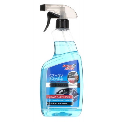 MOJE AUTO σπρέι καθαρισμού τζαμιών αυτοκινήτου 19-602 με αμμωνία, 650ml MOJE AUTO σπρέι καθαρισμού τζαμιών αυτοκινήτου 19-602 με αμμωνία, 650ml