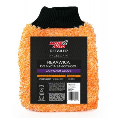MOJE AUTO γάντι καθαρισμού αυτοκινήτου 19-629, 20x27cm, πορτοκαλί MOJE AUTO γάντι καθαρισμού αυτοκινήτου 19-629, 20x27cm, πορτοκαλί