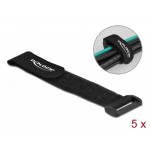 DELOCK ιμάντες τύπου velcro 19531, 190 x 25mm, μαύρος, 5τμχ DELOCK ιμάντες τύπου velcro 19531, 190 x 25mm, μαύρος, 5τμχ