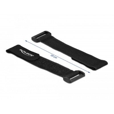 DELOCK ιμάντες τύπου velcro 19531, 190 x 25mm, μαύρος, 5τμχ DELOCK ιμάντες τύπου velcro 19531, 190 x 25mm, μαύρος, 5τμχ