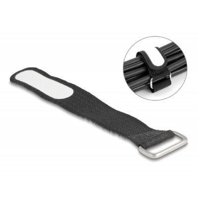 DELOCK ιμάντες τύπου Velcro 19603, 12.7 x 2cm, μαύρος, 5τμχ DELOCK ιμάντες τύπου Velcro 19603, 12.7 x 2cm, μαύρος, 5τμχ