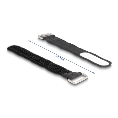 DELOCK ιμάντες τύπου Velcro 19603, 12.7 x 2cm, μαύρος, 5τμχ DELOCK ιμάντες τύπου Velcro 19603, 12.7 x 2cm, μαύρος, 5τμχ