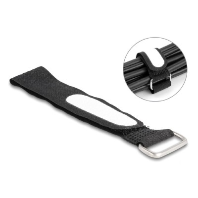 DELOCK ιμάντες τύπου Velcro 19606, 20.3 x 2cm, μαύρος, 5τμχ DELOCK ιμάντες τύπου Velcro 19606, 20.3 x 2cm, μαύρος, 5τμχ