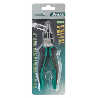 PROSKIT πένσα 1PK-052DS με αντιολισθητικές λαβές, 162mm PROSKIT πένσα 1PK-052DS με αντιολισθητικές λαβές, 162mm