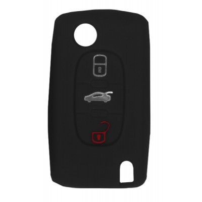 Θήκη κλειδιού για αυτοκίνητα Alfa Romeo 2012-01, εύκαμπτη, μαύρη Θήκη κλειδιού για αυτοκίνητα Alfa Romeo 2012-01, εύκαμπτη, μαύρη