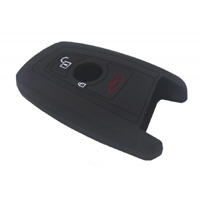 Θήκη κλειδιού για αυτοκίνητα BMW 2013-01, εύκαμπτη, μαύρη Θήκη κλειδιού για αυτοκίνητα BMW 2013-01, εύκαμπτη, μαύρη