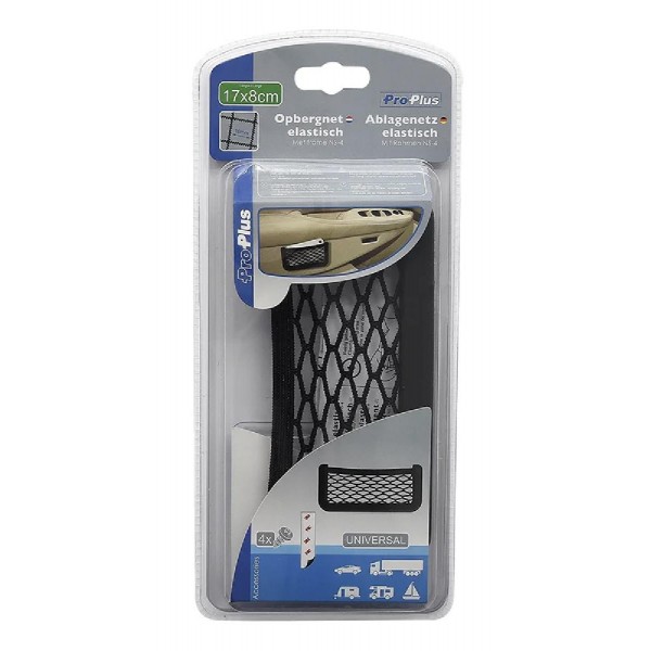 PROPLUS θήκη αυτοκινήτου 230036, δίχτυ, 17x8cm, μαύρη PROPLUS θήκη αυτοκινήτου 230036, δίχτυ, 17x8cm, μαύρη