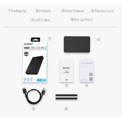 ORICO εξωτερική θήκη για 2.5 ORICO εξωτερική θήκη για 2.5