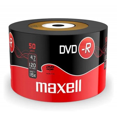 MAXELL DVD-R 4.7GB/120min, 16x speed, spindle pack 50τμχ MAXELL DVD-R 4.7GB/120min, 16x speed, spindle pack 50τμχ