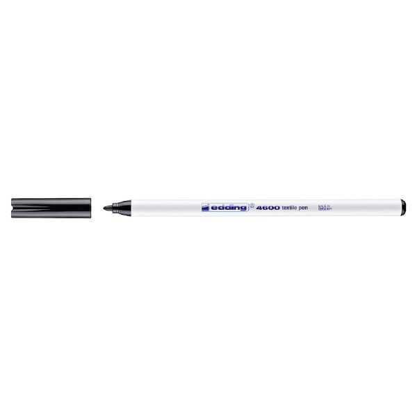 EDDING μαρκαδόρος υφάσματος 4600, μαύρος EDDING μαρκαδόρος υφάσματος 4600, μαύρος