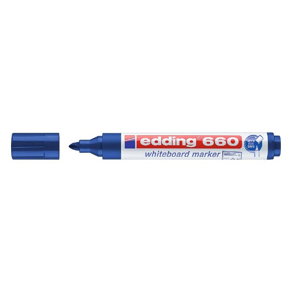 EDDING μαρκαδόρος ασπροπίνακα 660, επαναγεμιζόμενος, μπλε EDDING μαρκαδόρος ασπροπίνακα 660, επαναγεμιζόμενος, μπλε