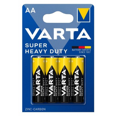 VARTA μπαταρίες Zinc Carbon Super Heavy Duty, AA/R6P, 1.5V, 4τμχ VARTA μπαταρίες Zinc Carbon Super Heavy Duty, AA/R6P, 1.5V, 4τμχ