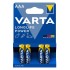 VARTA αλκαλικές μπαταρίες Longlife Power, AAA/LR03, 1.5V, 4τμχ
