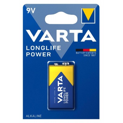 VARTA αλκαλική μπαταρία Longlife Power, 9V, 1τμχ VARTA αλκαλική μπαταρία Longlife Power, 9V, 1τμχ