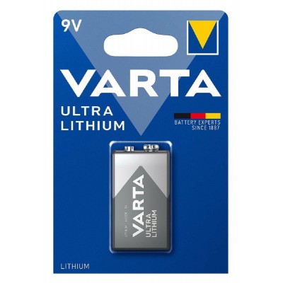 VARTA μπαταρία λιθίου Ultra, 9V, 1τμχ VARTA μπαταρία λιθίου Ultra, 9V, 1τμχ