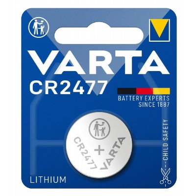 VARTA μπαταρία λιθίου, CR2477, 3V, 1τμχ VARTA μπαταρία λιθίου, CR2477, 3V, 1τμχ