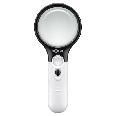 GOOBAY μεγεθυντικός φακός χειρός 41255 με φωτισμό LED, 1.75x & 12.25x GOOBAY μεγεθυντικός φακός χειρός 41255 με φωτισμό LED, 1.75x & 12.25x