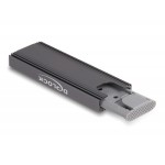 DELOCK θήκη για M.2 NVMe PCIe/SATA SSD 42019, tool free, 10Gbps, μαύρη DELOCK θήκη για M.2 NVMe PCIe/SATA SSD 42019, tool free, 10Gbps, μαύρη