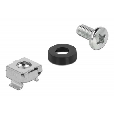 DELOCK σετ βίδες με παξιμάδια 42420 για rack, M6/16mm, 20τμχ DELOCK σετ βίδες με παξιμάδια 42420 για rack, M6/16mm, 20τμχ