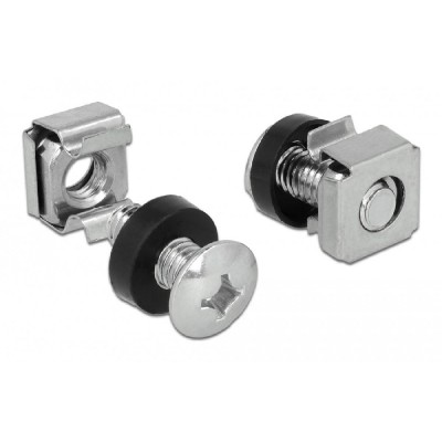 DELOCK σετ βίδες με παξιμάδια 42420 για rack, M6/16mm, 20τμχ DELOCK σετ βίδες με παξιμάδια 42420 για rack, M6/16mm, 20τμχ