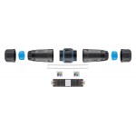 GOOBAY αδιάβροχος σύνδεσμος RJ45 Cat 6A 44416, IP68, μαύρο GOOBAY αδιάβροχος σύνδεσμος RJ45 Cat 6A 44416, IP68, μαύρο