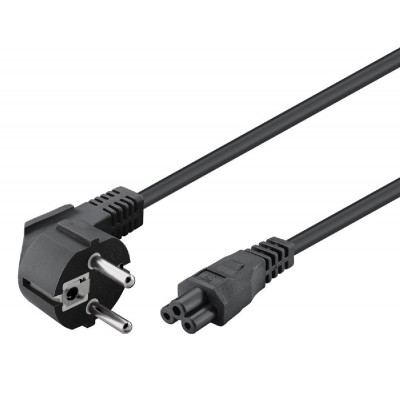 GOOBAY καλώδιο τροφοδοσίας 44877, γωνιακό, 0.75mm², 3m, μαύρο GOOBAY καλώδιο τροφοδοσίας 44877, γωνιακό, 0.75mm², 3m, μαύρο