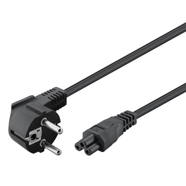 GOOBAY καλώδιο τροφοδοσίας 44877, γωνιακό, 0.75mm², 3m, μαύρο GOOBAY καλώδιο τροφοδοσίας 44877, γωνιακό, 0.75mm², 3m, μαύρο