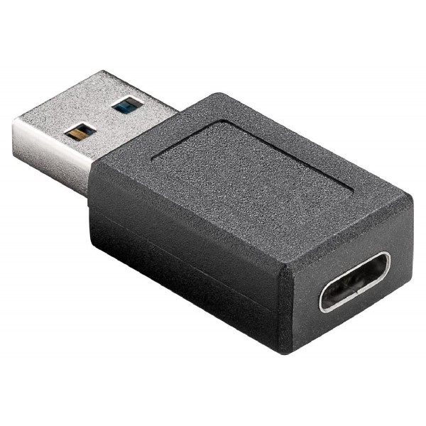 GOOBAY αντάπτορας USB 3.0 σε USB Type-C θηλυκό 45400, μαύρο GOOBAY αντάπτορας USB 3.0 σε USB Type-C θηλυκό 45400, μαύρο