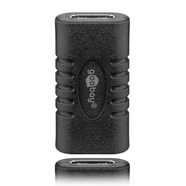 GOOBAY αντάπτορας USB-C 45401, θηλυκό σε θηλυκό, 5Gbit/s, μαύρος GOOBAY αντάπτορας USB-C 45401, θηλυκό σε θηλυκό, 5Gbit/s, μαύρος