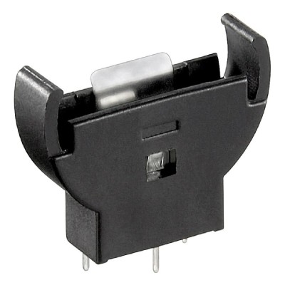 GOOBAY βάση μπαταρίας 46159, για CR2012/2016/2020/2025/2032, μαύρη GOOBAY βάση μπαταρίας 46159, για CR2012/2016/2020/2025/2032, μαύρη