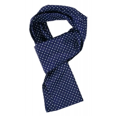 Μαντήλι λαιμού με τσαντάκι μεταφοράς 48833, 75 x 9cm, μπλε με dots Μαντήλι λαιμού με τσαντάκι μεταφοράς 48833, 75 x 9cm, μπλε με dots