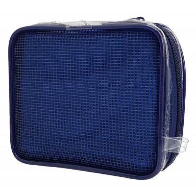 Μαντήλι λαιμού με τσαντάκι μεταφοράς 48833, 75 x 9cm, μπλε με dots Μαντήλι λαιμού με τσαντάκι μεταφοράς 48833, 75 x 9cm, μπλε με dots