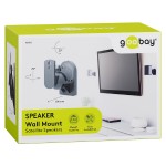 GOOBAY επιτοίχια βάση ηχείων 49393, έως 3.5kg, μαύρο GOOBAY επιτοίχια βάση ηχείων 49393, έως 3.5kg, μαύρο