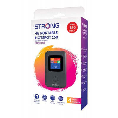 STRONG φορητό hotspot 4GMIFI150D, 4G LTE, WiFi 150Mbps, 2100mAh STRONG φορητό hotspot 4GMIFI150D, 4G LTE, WiFi 150Mbps, 2100mAh