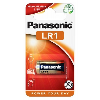 PANASONIC αλκαλική μπαταρία, Lady/LR1, 1.5V, 1τμχ PANASONIC αλκαλική μπαταρία, Lady/LR1, 1.5V, 1τμχ