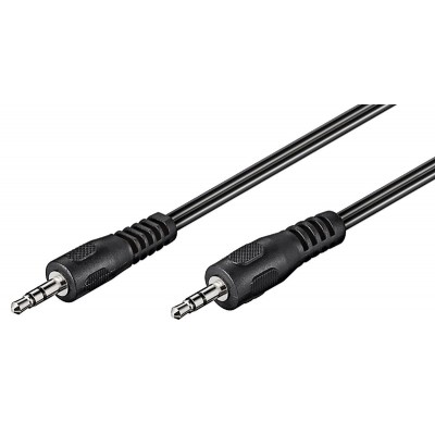 GOOBAY καλώδιο ήχου 3.5mm 50931, 3 pin stereo, 10m, μαύρο GOOBAY καλώδιο ήχου 3.5mm 50931, 3 pin stereo, 10m, μαύρο