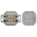 GOOBAY επιτοίχια πρίζα CAT 5e 50943, 2x RJ45, 80x80mm, λευκή GOOBAY επιτοίχια πρίζα CAT 5e 50943, 2x RJ45, 80x80mm, λευκή
